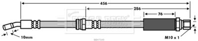 BBH7549 BORG & BECK Тормозной шланг