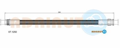 071250 ADRIAUTO Тормозной шланг