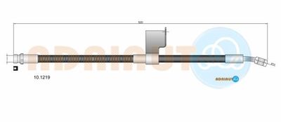 101219 ADRIAUTO Тормозной шланг