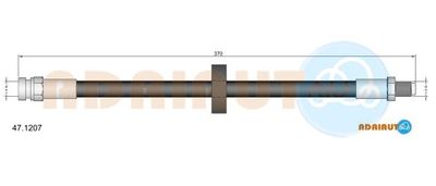 471207 ADRIAUTO Тормозной шланг