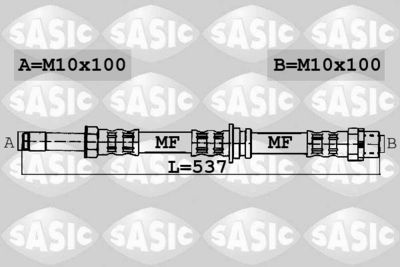 6606040 SASIC Тормозной шланг