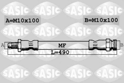 SBH6298 SASIC Тормозной шланг