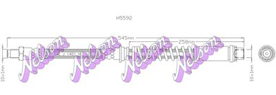 H5592 KAWE Тормозной шланг