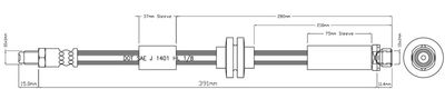 VBH1158 MOTAQUIP Тормозной шланг