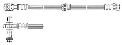 512441 CEF Тормозной шланг