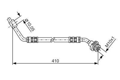 1987476197 BOSCH Тормозной шланг