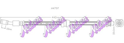 H4797 KAWE Тормозной шланг