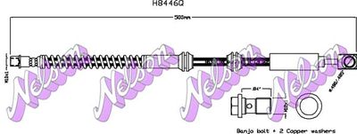 H8446Q KAWE Тормозной шланг