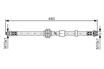 1987481059 BOSCH Тормозной шланг