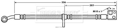 BBH7753 BORG & BECK Тормозной шланг