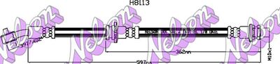 H8113 KAWE Тормозной шланг