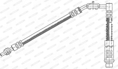 FHY2960 FERODO Тормозной шланг