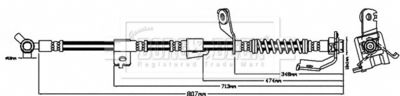 BBH8625 BORG & BECK Тормозной шланг