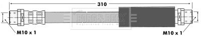 BBH6628 BORG & BECK Тормозной шланг