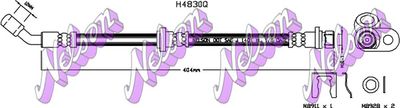 H4830Q KAWE Тормозной шланг