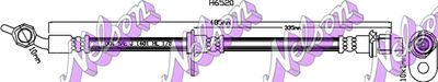 H6520 KAWE Тормозной шланг