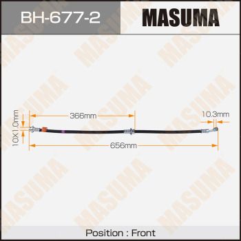 BH6772 MASUMA Тормозной шланг