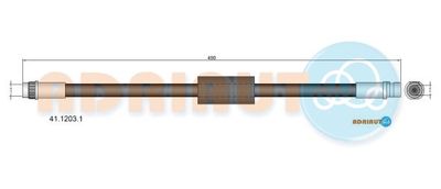 4112031 ADRIAUTO Тормозной шланг