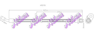 H5578 KAWE Тормозной шланг