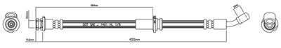 VBH895 MOTAQUIP Тормозной шланг