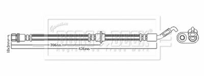 BBH8881 BORG & BECK Тормозной шланг