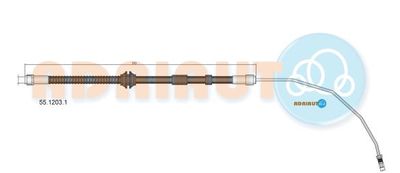 5512031 ADRIAUTO Тормозной шланг
