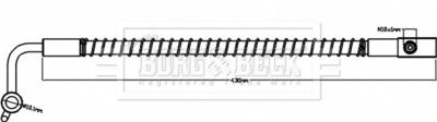 BBH8665 BORG & BECK Тормозной шланг