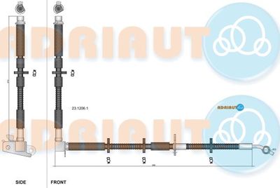 2312061 ADRIAUTO Тормозной шланг