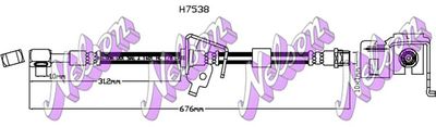 H7538 KAWE Тормозной шланг