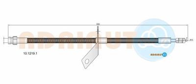1012191 ADRIAUTO Тормозной шланг
