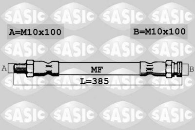 6600026 SASIC Тормозной шланг