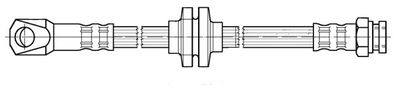 516969 CEF Тормозной шланг