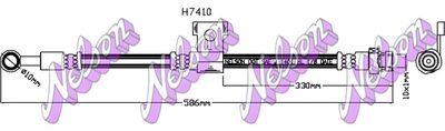 H7410 KAWE Тормозной шланг