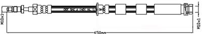 JBH1299L JURATEK Тормозной шланг