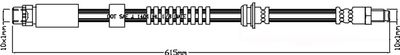 JBH1294 JURATEK Тормозной шланг