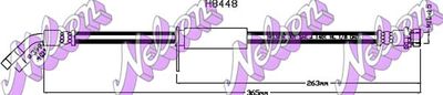 H8448 KAWE Тормозной шланг