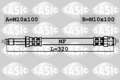 6606019 SASIC Тормозной шланг