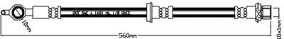 JBH1230L JURATEK Тормозной шланг