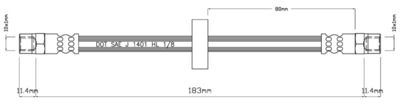 VBH944 MOTAQUIP Тормозной шланг