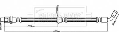 BBH8060 BORG & BECK Тормозной шланг