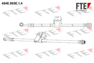 494E865E14 FTE Тормозной шланг