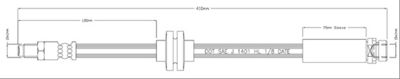 VBH1216 MOTAQUIP Тормозной шланг