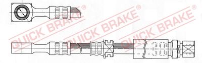 50976 QUICK BRAKE Тормозной шланг