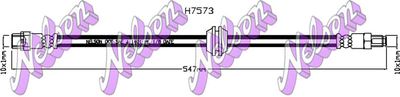 H7573 KAWE Тормозной шланг