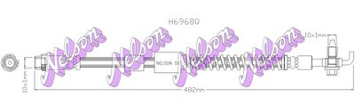 H6968Q KAWE Тормозной шланг