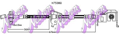 H7538Q KAWE Тормозной шланг