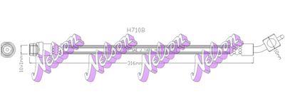 H7108 KAWE Тормозной шланг