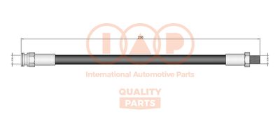 70812056 IAP QUALITY PARTS Тормозной шланг