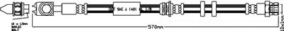 JBH1250 JURATEK Тормозной шланг