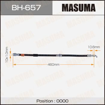 BH657 MASUMA Тормозной шланг
